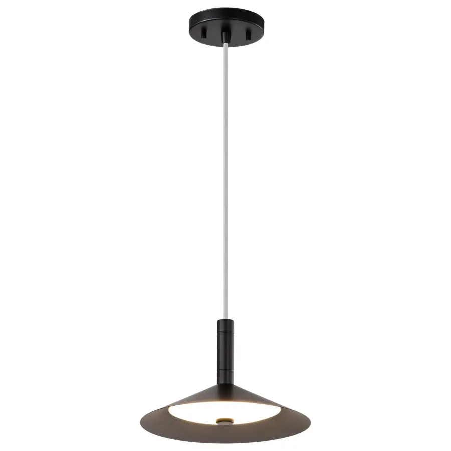 Corrine 10" LED Pendant in Matte Black - Image 10