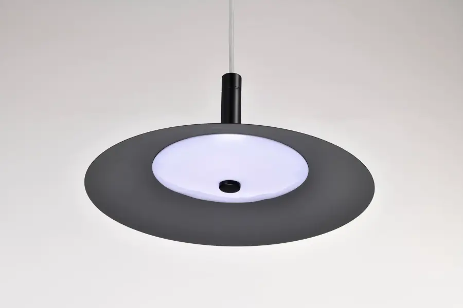 Corrine 14" LED Pendant in Matte Black - Image 11