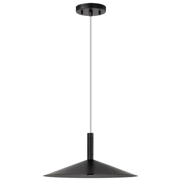 Corrine 14" LED Pendant in Matte Black - Image 6