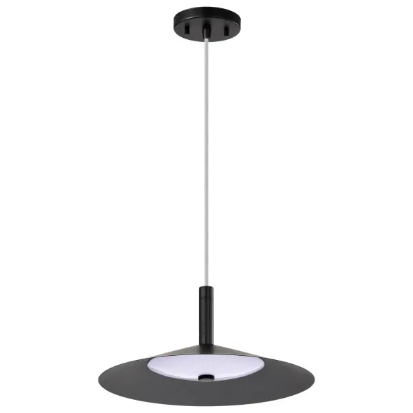 Corrine 14" LED Pendant in Matte Black - Image 7