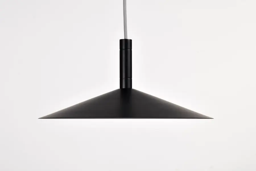 Corrine 14" LED Pendant in Matte Black - Image 9