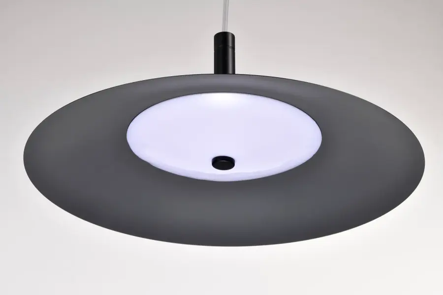 Corrine 18" LED Pendant in Matte Black - Image 12
