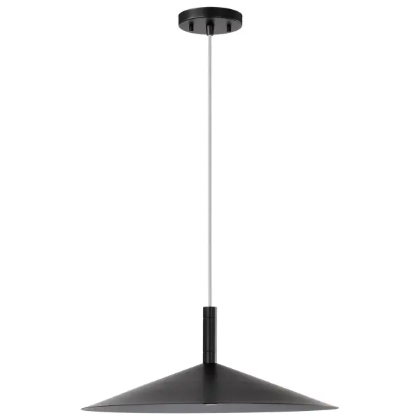 Corrine 18" LED Pendant in Matte Black - Image 6