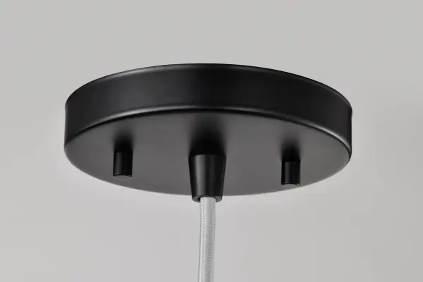 Corrine 18" LED Pendant in Matte Black - Image 9