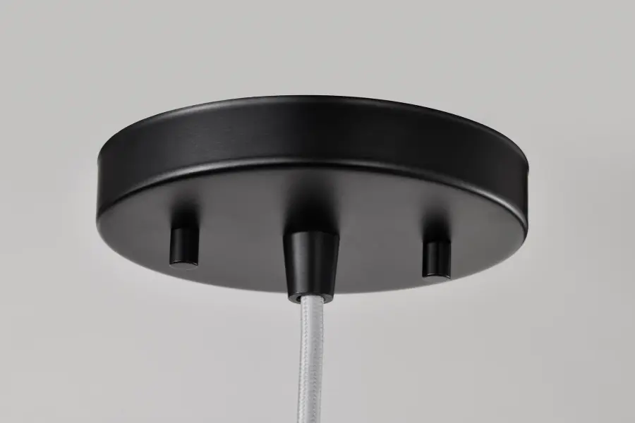 Corrine 18" LED Pendant in Matte Black - Image 9