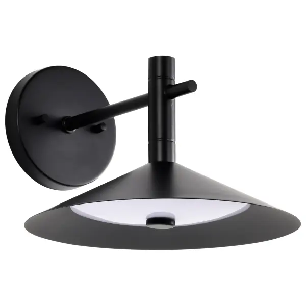 The Corrine wall sconce delivers versatile modern lighting with selectable color temperatures (3K/4K/5K) and energy-efficient LED technology. Its minimalist matte black finish and clean lines make it ideal for contemporary bathrooms and hallways.