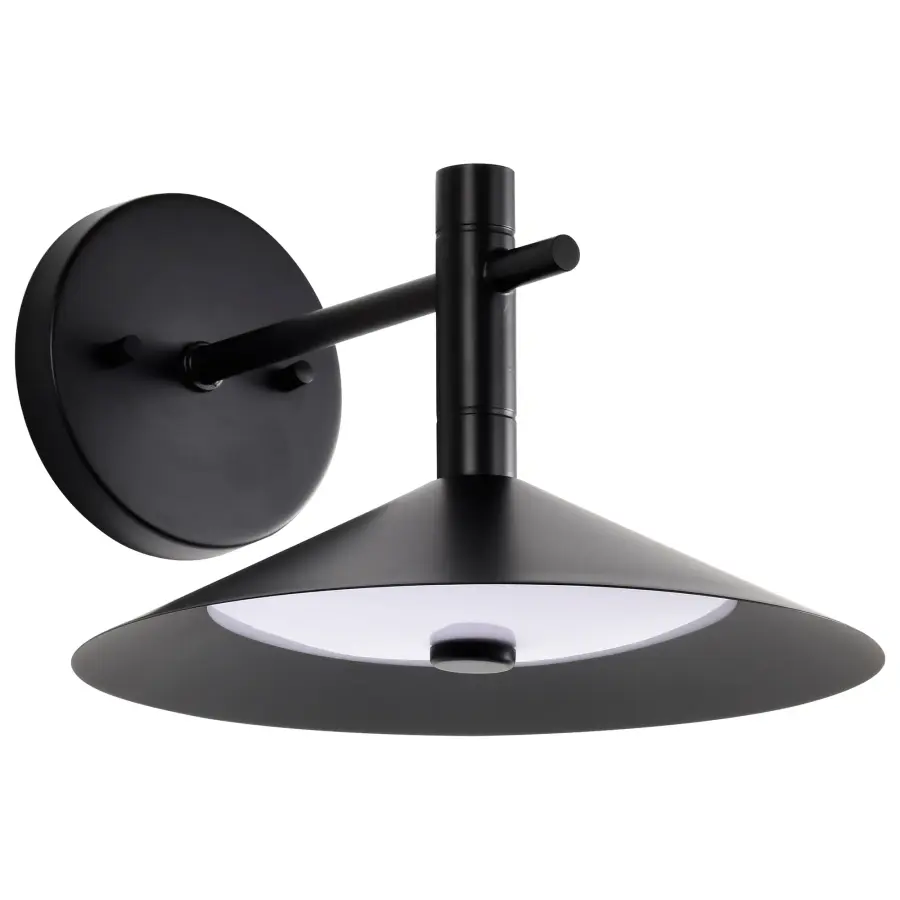 Corrine 10" LED Wall Sconce in Matte Black - Image 1