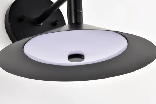 Corrine 10" LED Wall Sconce in Matte Black - Image 12