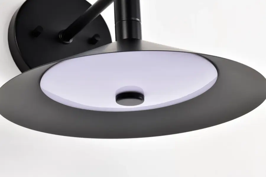 Corrine 10" LED Wall Sconce in Matte Black - Image 12