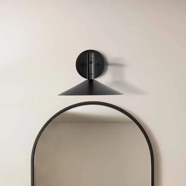 Corrine 10" LED Wall Sconce in Matte Black - Image 3