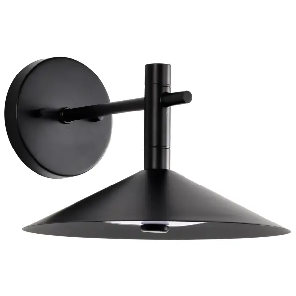 Corrine 10" LED Wall Sconce in Matte Black - Image 5