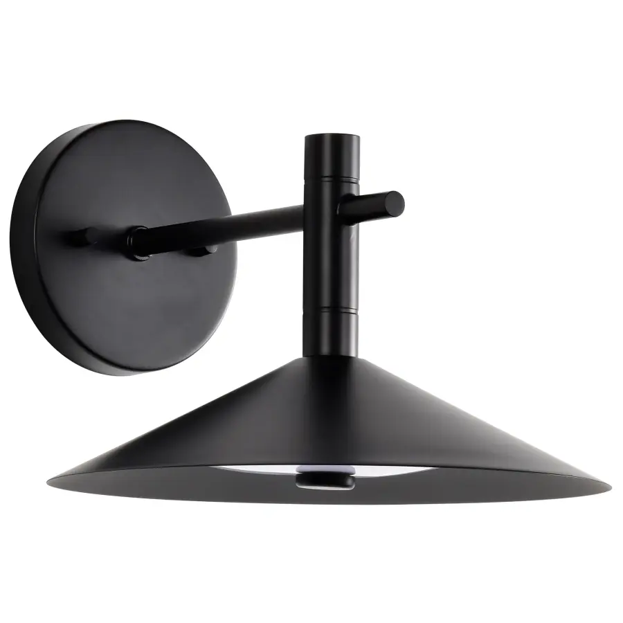 Corrine 10" LED Wall Sconce in Matte Black - Image 5