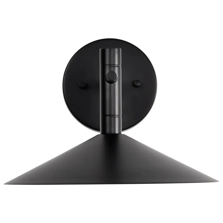 Corrine 10" LED Wall Sconce in Matte Black - Image 9