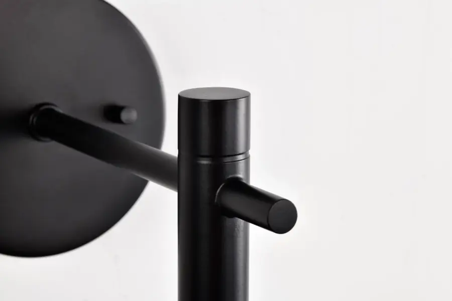 Corrine 10" LED Wall Sconce in Matte Black - Image 10