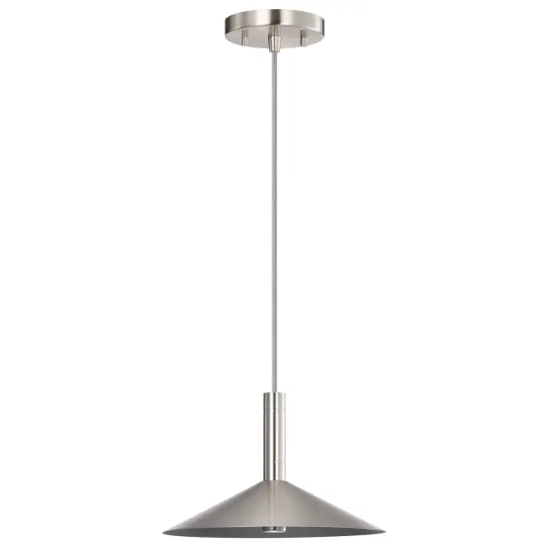 Corrine 10" LED Pendant in Brushed Nickel - Image 5