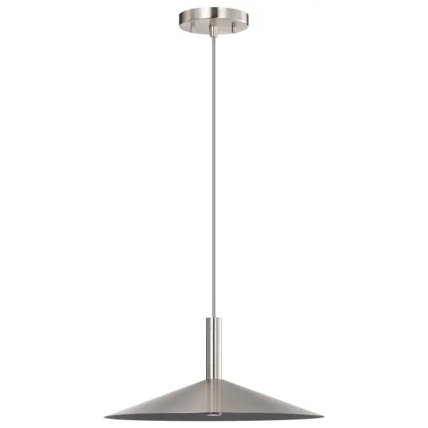 Corrine 14" LED Pendant in Brushed Nickel - Image 5