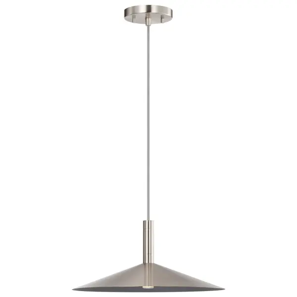 Corrine 14" LED Pendant in Brushed Nickel - Image 6