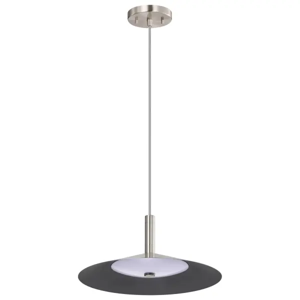 Corrine 14" LED Pendant in Brushed Nickel - Image 7