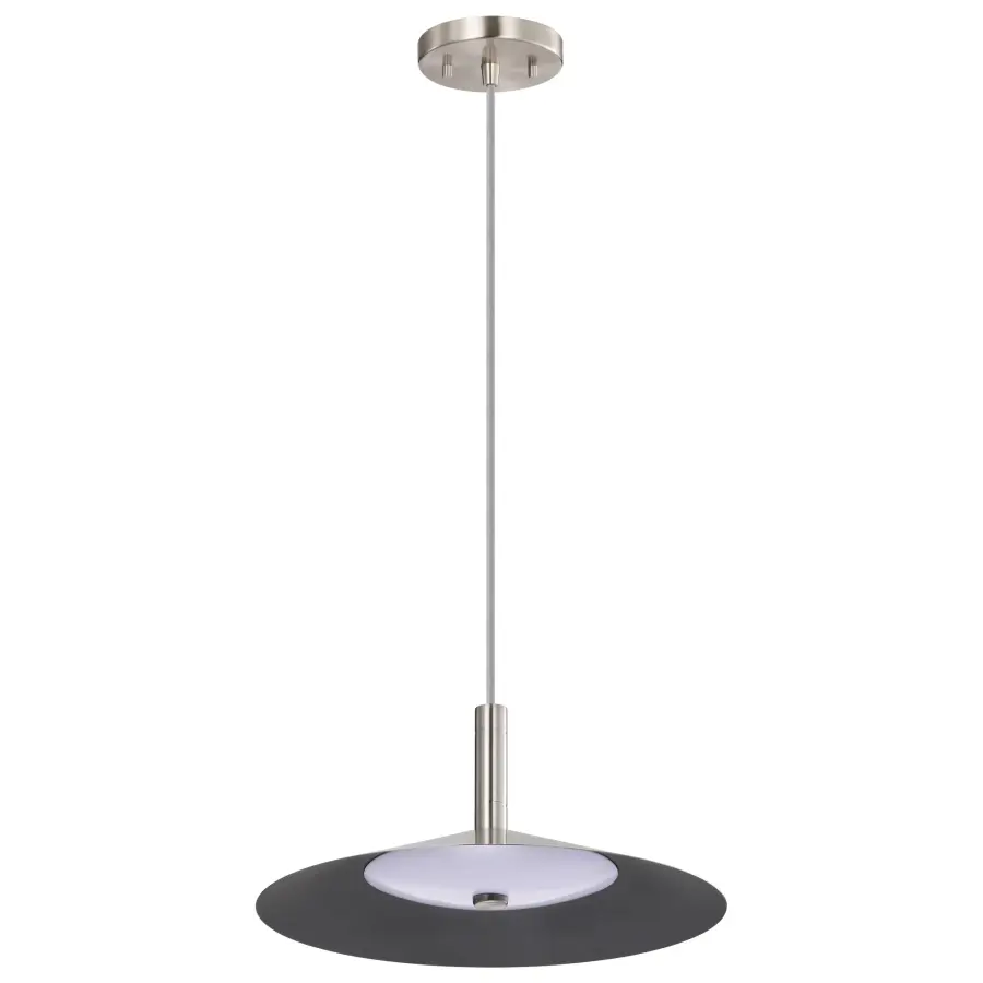 Corrine 14" LED Pendant in Brushed Nickel - Image 7