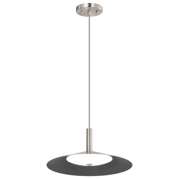 Corrine 14" LED Pendant in Brushed Nickel - Image 8