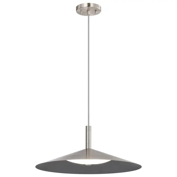 Corrine 18" LED Pendant in Brushed Nickel - Image 4