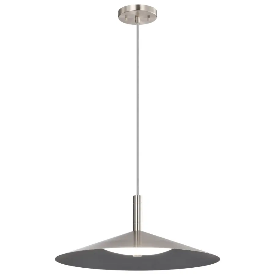Corrine 18" LED Pendant in Brushed Nickel - Image 4