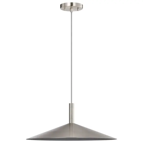 Corrine 18" LED Pendant in Brushed Nickel - Image 5