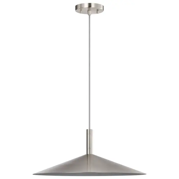Corrine 18" LED Pendant in Brushed Nickel - Image 6