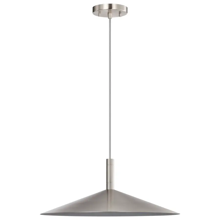 Corrine 18" LED Pendant in Brushed Nickel - Image 6