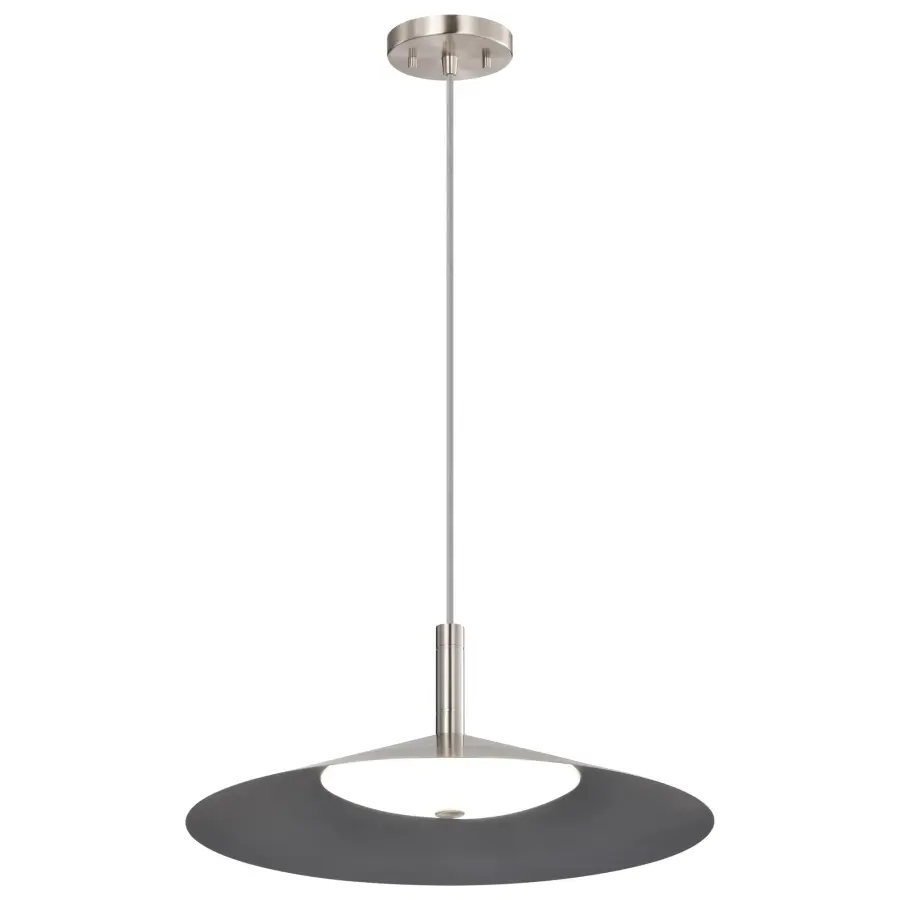 Corrine 18" LED Pendant in Brushed Nickel - Image 8