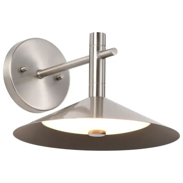 Corrine 10" LED Wall Sconce in Brushed Nickel - Image 4