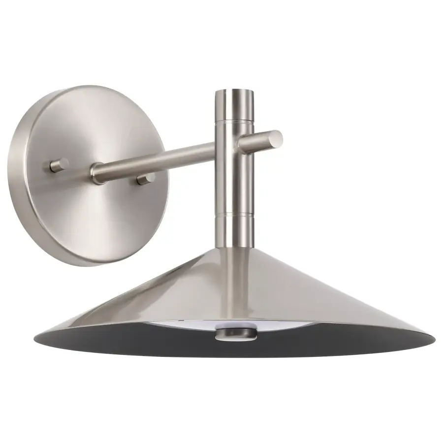 Corrine 10" LED Wall Sconce in Brushed Nickel - Image 5