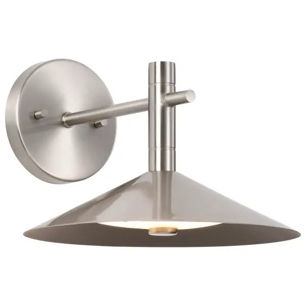 Corrine 10" LED Wall Sconce in Brushed Nickel - Image 6