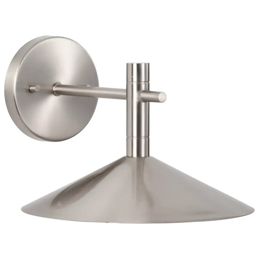 Corrine 10" LED Wall Sconce in Brushed Nickel - Image 7
