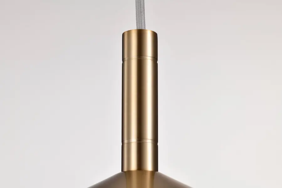 Corrine 10" LED Pendant in Burnished Brass - Image 11