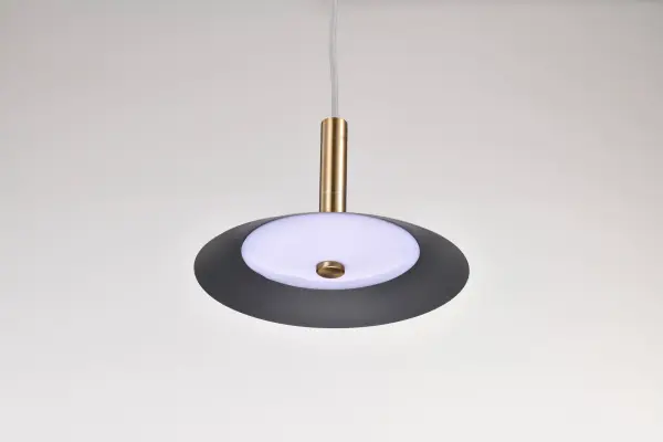 Corrine 10" LED Pendant in Burnished Brass - Image 12