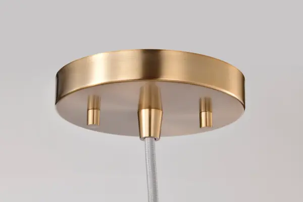 Corrine 10" LED Pendant in Burnished Brass - Image 14