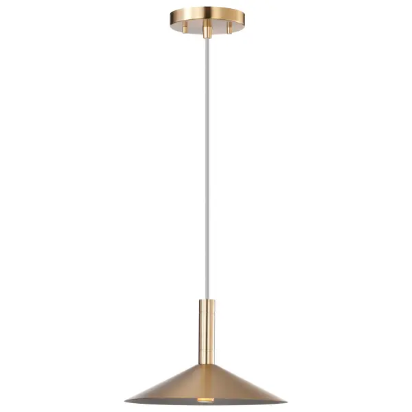 Corrine 10" LED Pendant in Burnished Brass - Image 6