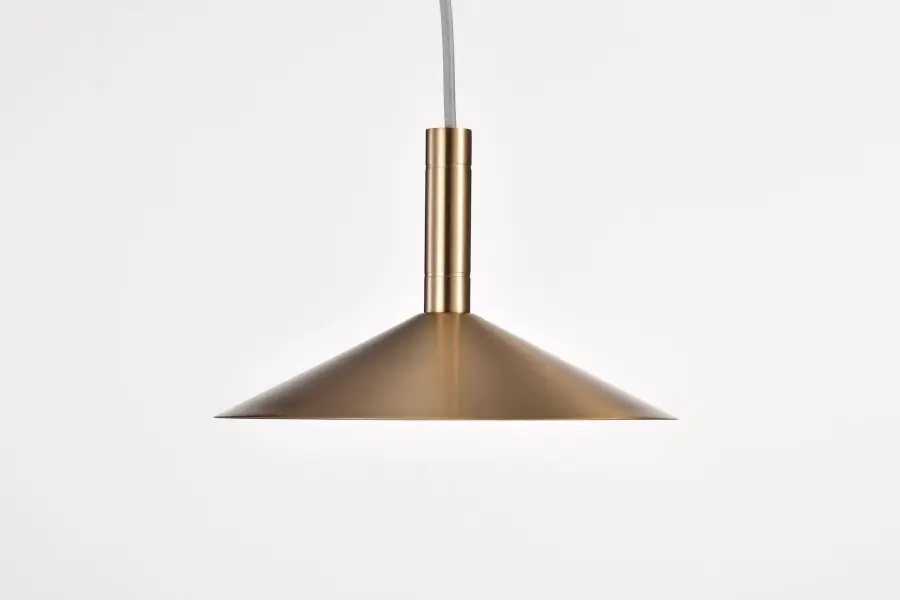 Corrine 10" LED Pendant in Burnished Brass - Image 10