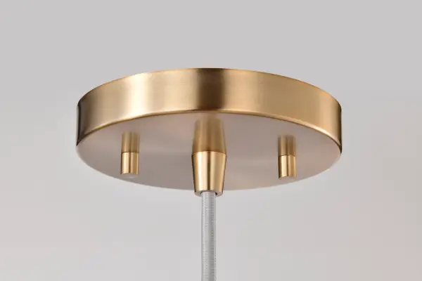 Corrine 14" LED Pendant in Burnished Brass - Image 9