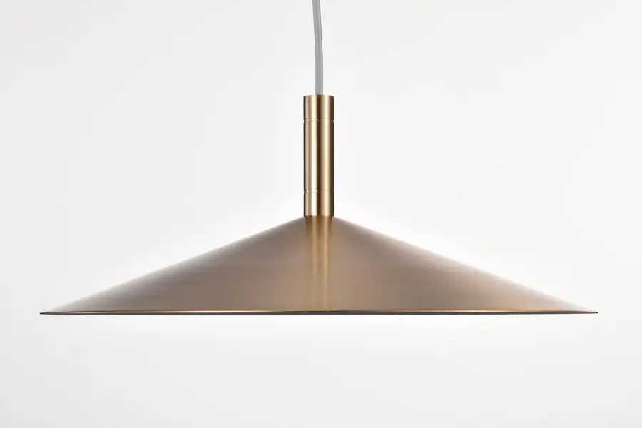 Corrine 18" LED Pendant in Burnished Brass - Image 7