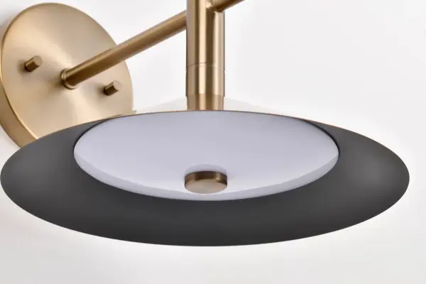 Corrine 10" LED Wall Sconce in Burnished Brass - Image 13