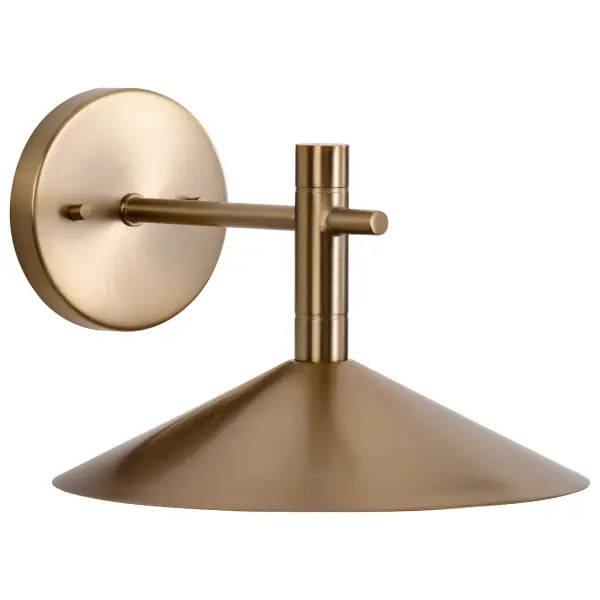 Corrine 10" LED Wall Sconce in Burnished Brass - Image 6