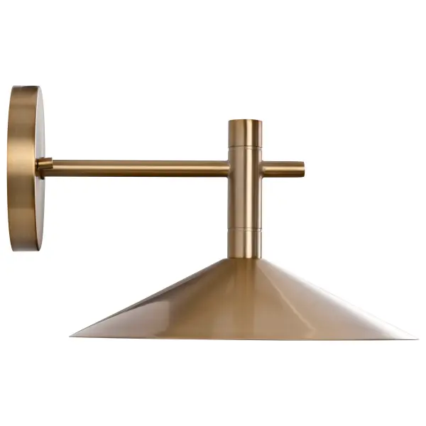 Corrine 10" LED Wall Sconce in Burnished Brass - Image 7