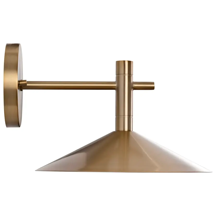 Corrine 10" LED Wall Sconce in Burnished Brass - Image 7