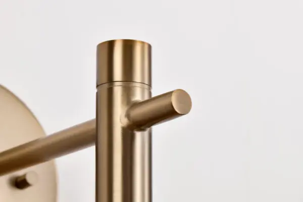 Corrine 10" LED Wall Sconce in Burnished Brass - Image 10