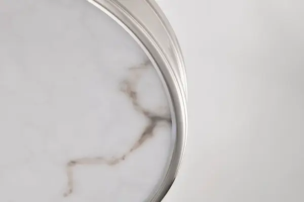 Kendall 14" LED Flush Mount in Brushed Nickel with Alabaster Glass - Image 12