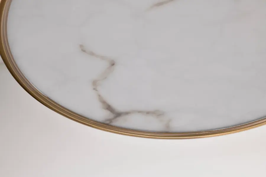 Kendall 14" LED Flush Mount in Burnished Brass with Alabaster Glass - Image 12