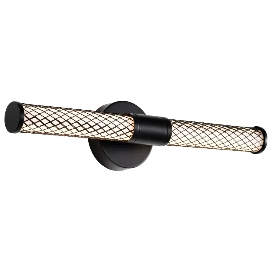 Kingsport 20-Inch LED Vanity Light in Matte Black - Image 3