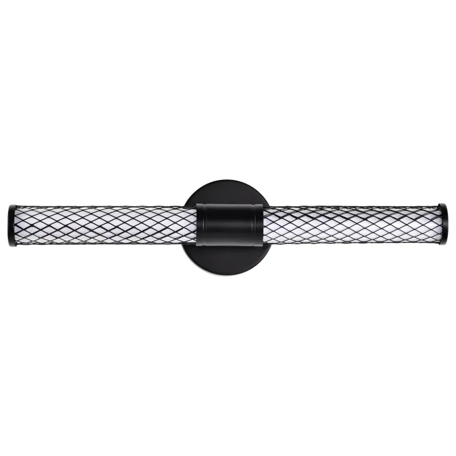 Kingsport 20-Inch LED Vanity Light in Matte Black - Image 9